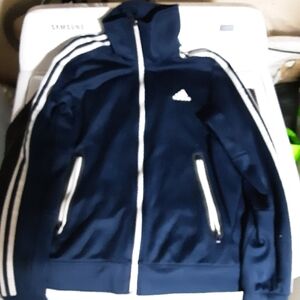 Adidas Navy Blue Track Jacket